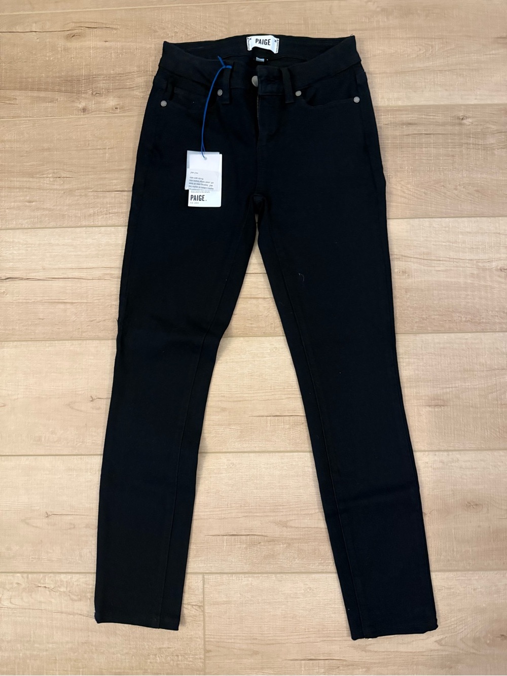 NWT PAIGE Verduro Black Ultra Skinny Jeans